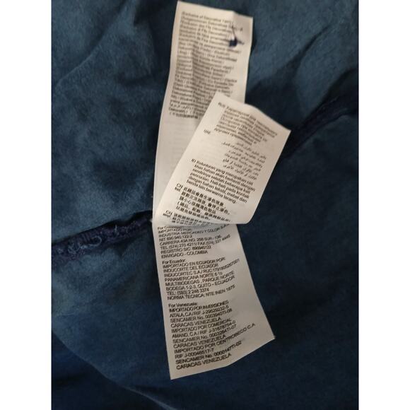 Esprit Embroidered Long Sleeve Denim Tunic Blouse US 14 - Picture 10 of 13